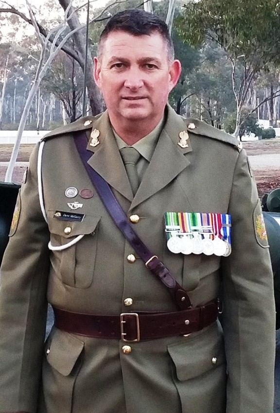 Regimental Master Gunner Warrant Officer Class One Paddy McGarry